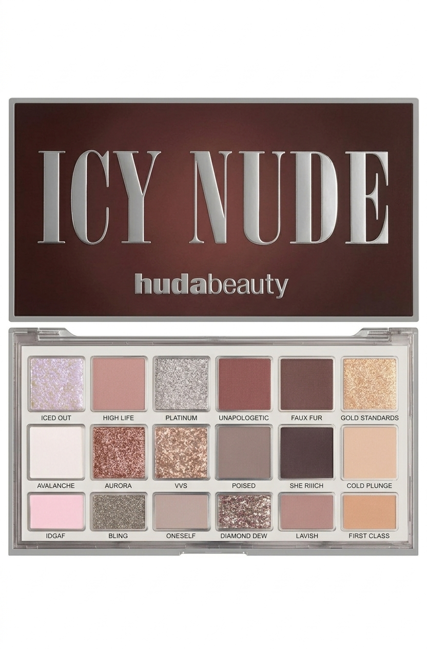 Huda Beauty Icy Nude Eyeshadow Palette