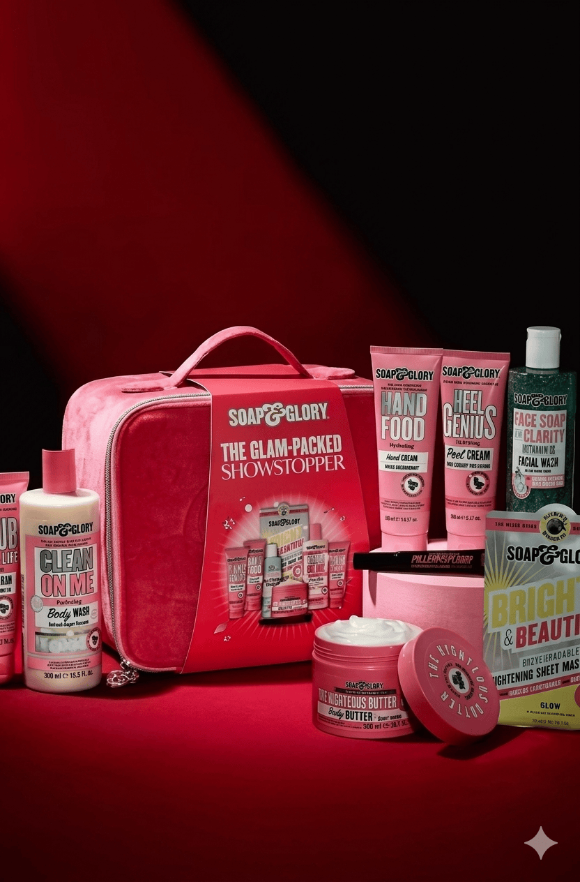 Soap & Glory The Glam-Packed Showstopper 8 Piece Full Size Gift Set
