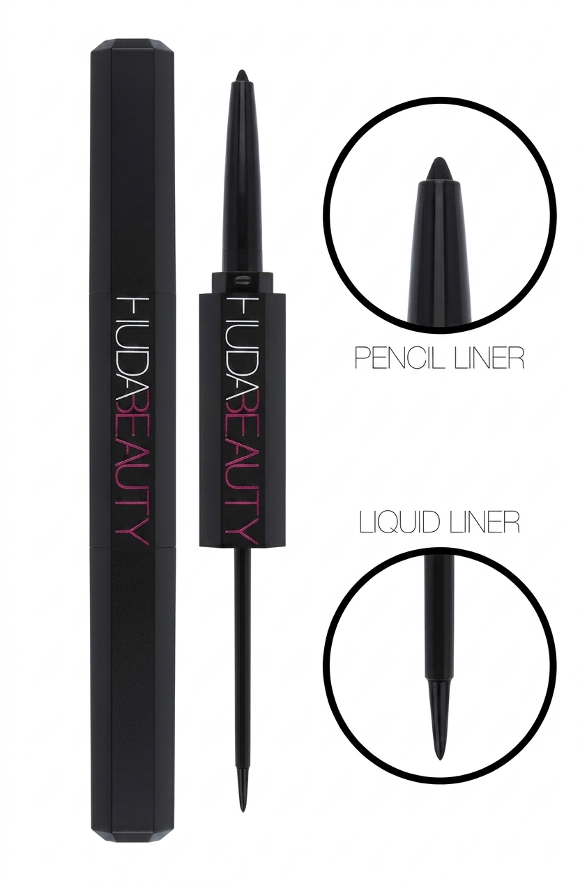 Huda Beauty Life Liner Double Ended Eyeliner Liquid & Pencil