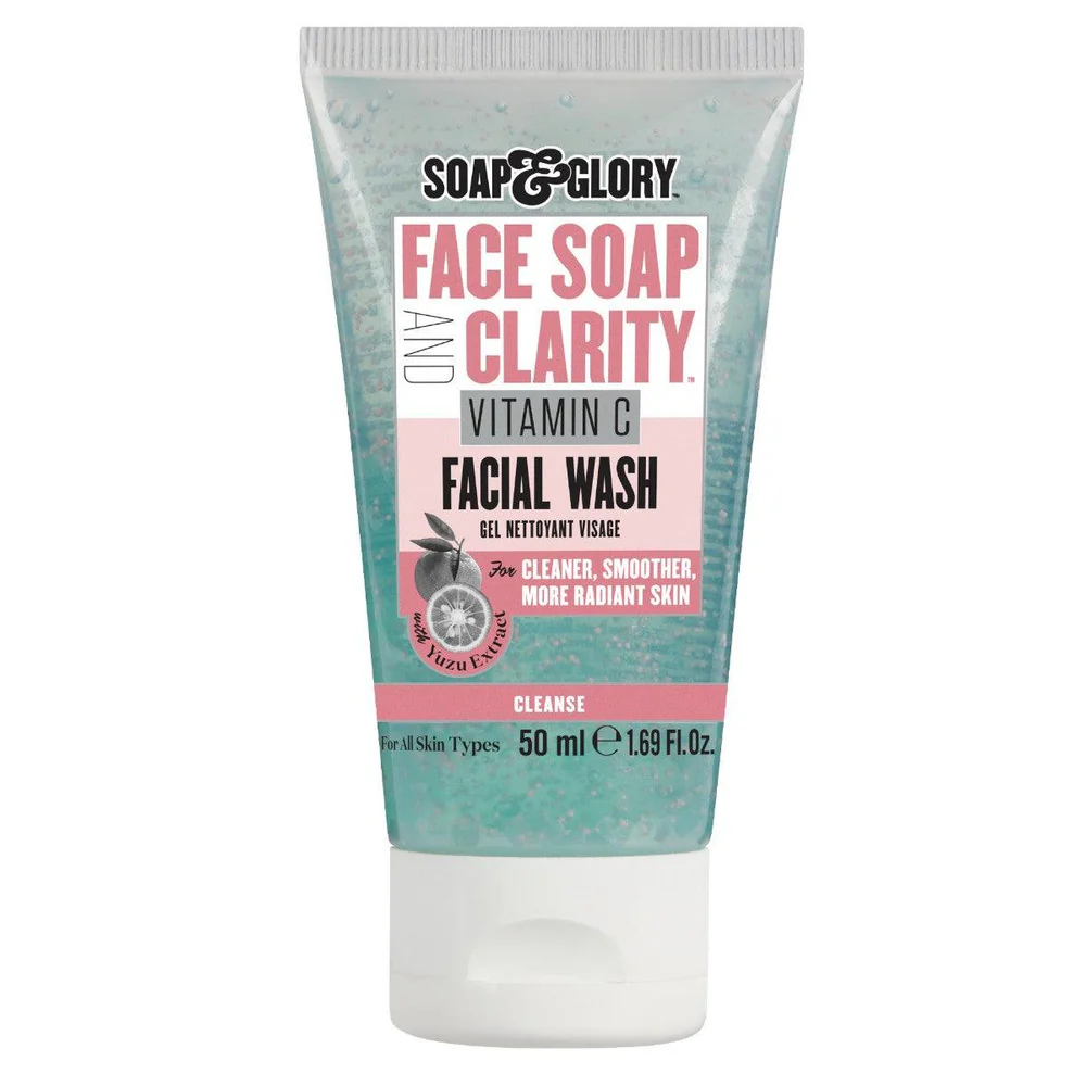 Soap & Glory - Face Soap & Clarity Vitamin C Face Wash Travel Size Mini