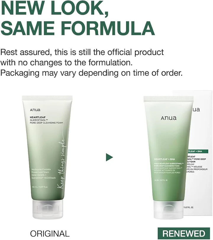 Anua - Heartleaf Quercetinol Pore Deep Cleansing Foam