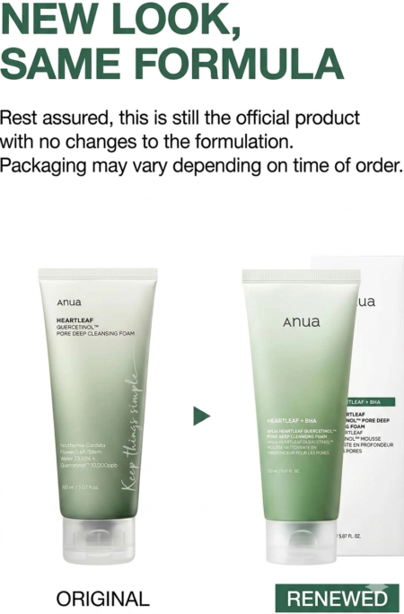 Anua - Heartleaf Quercetinol Pore Deep Cleansing Foam