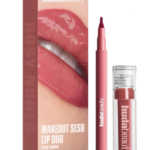 Huda Beauty Makeout Sesh Lip Duo Rosy Nudes