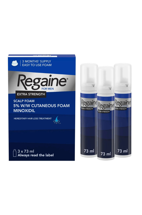 REGAINE® FOR MEN EXTRA STRENGTH SCALP FOAM FOR HAIR REGROWTH